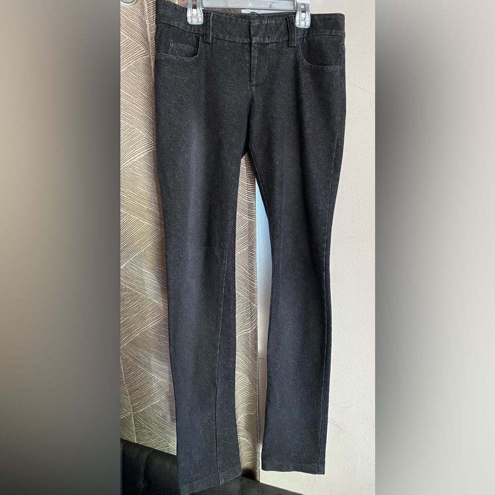 Alice + Oliva Skinny Jeans Jeggings Low Rise Slimming Fit Black Womens Size 6